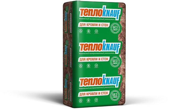 <span style="font-weight: bold;">ТеплоKNAUF Для кровли и стен </span><br>